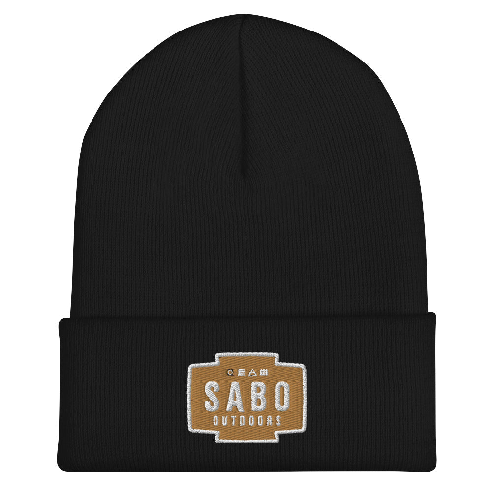 SABO Badge Cuffed Beanie